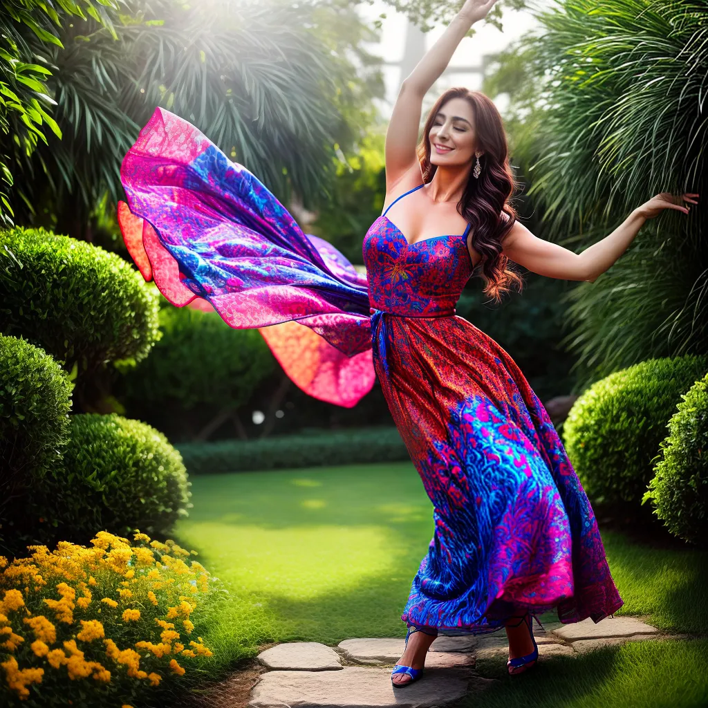 Descubra o significado de sonhar com Dançar e Florescer. 6 Fotos danca jardim flores vibrante
