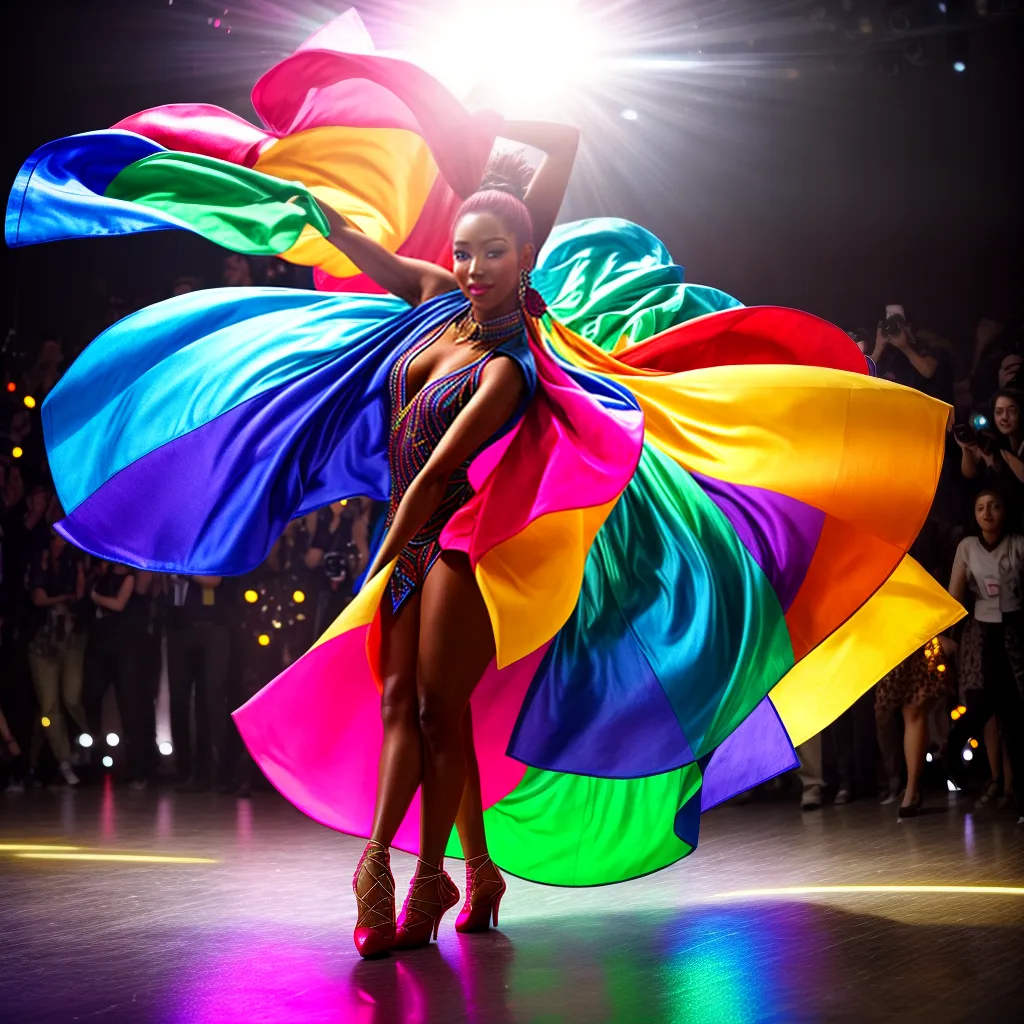 Fotos danca luzes cores sonhos
