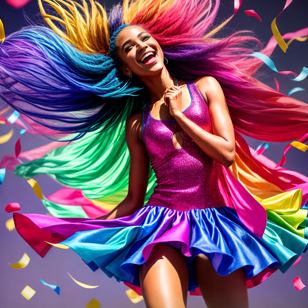 Alegria e Energia: Qual é o significado de sonhar com Dança? 5 Fotos danca sorriso confete cores