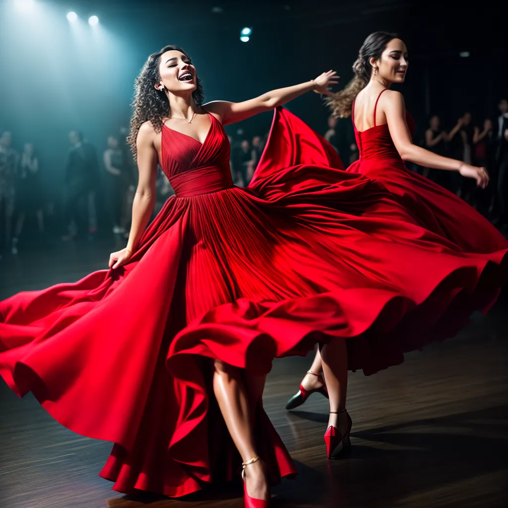 Fotos danca vestido vermelho liberdade