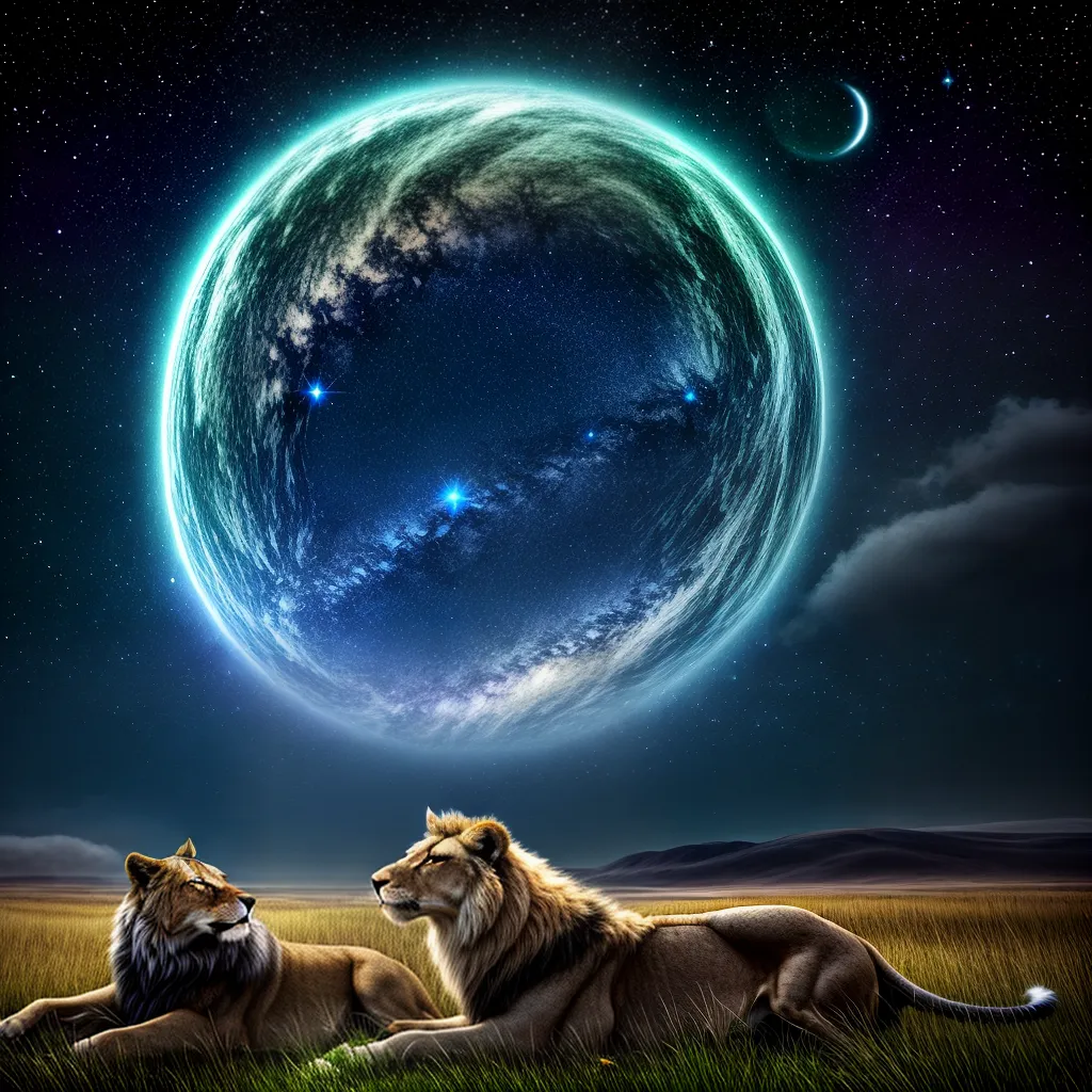 A interpretação dos sonhos com animais celestes 2 Fotos deitado campo constelacao animais celestiais