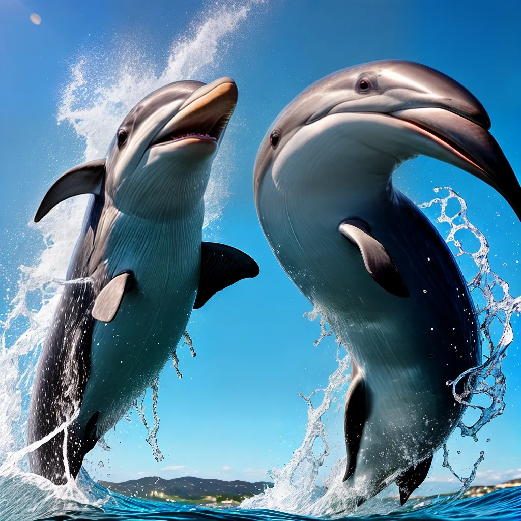 O melhor título é: O que significa sonhar com um Golfinho Brincalhão? 3 Fotos delfim pulo sol agua sorriso