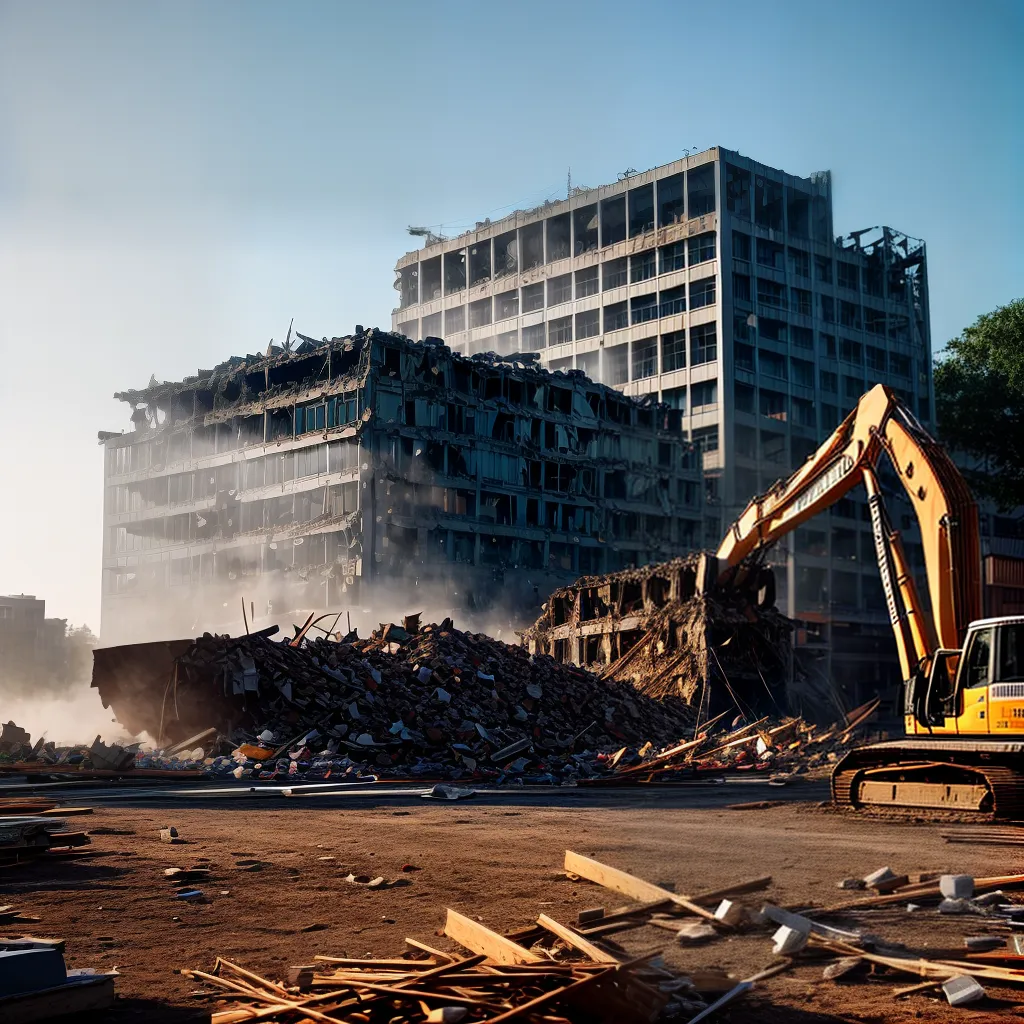 Fotos demolicao reconstrucao progresso