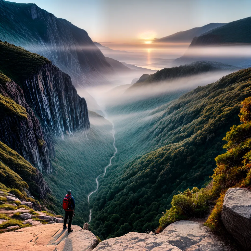 Fotos desafio abismo paisagem limite