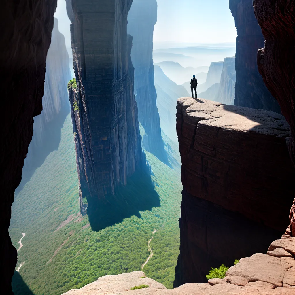 Descubra o Significado de Sonhar com um Desfiladeiro 3 Fotos desafio natureza abismo pessoa
