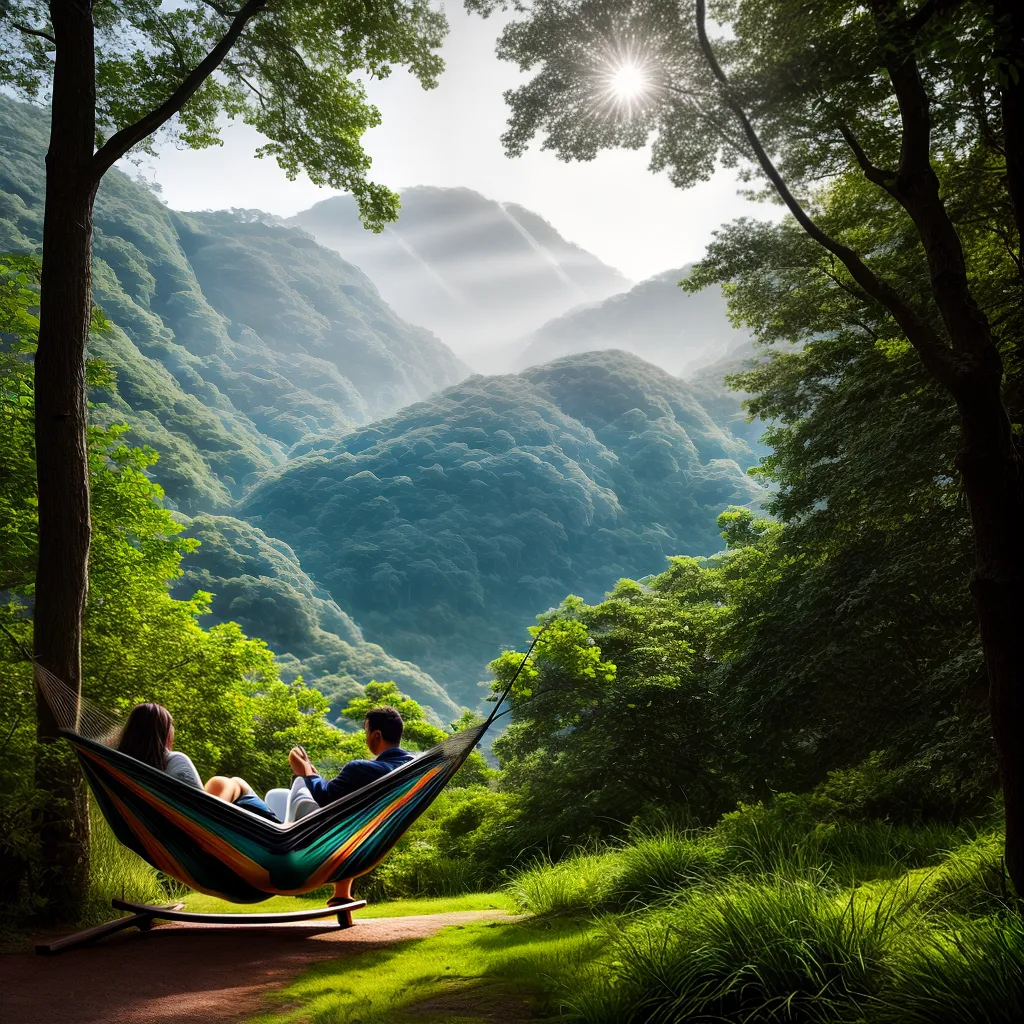 Fotos descanso redes verde serenidade