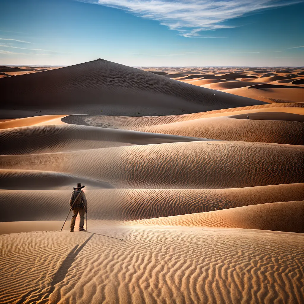 Qual o Significado de Sonhar com Cajado em um Deserto sem Fim 3 Fotos deserto bastao guia solitario navegacao
