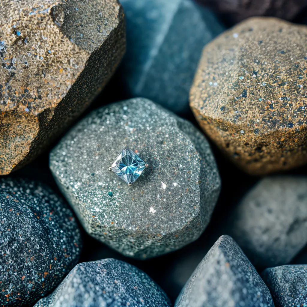 Polivalência Mineral: O Significado de Sonhar com Pedras Preciosas 5 Fotos diamante pedras brutas potencial