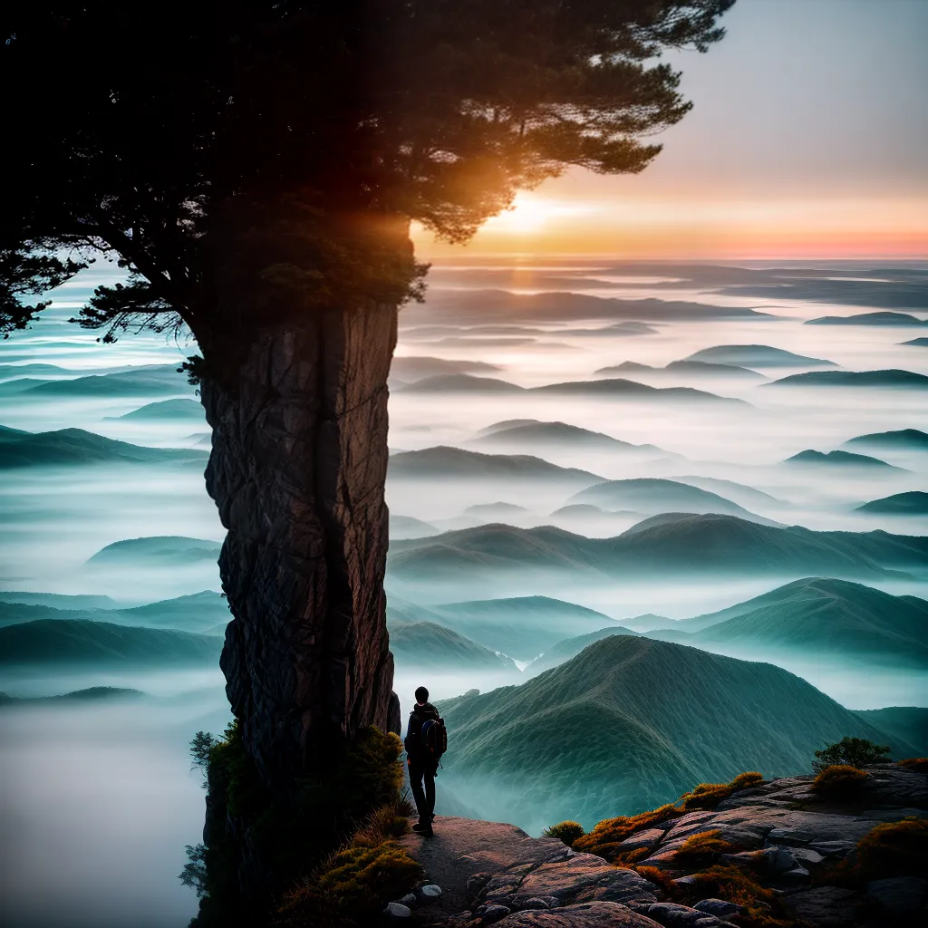 Fotos distancia sonho explorar cliff