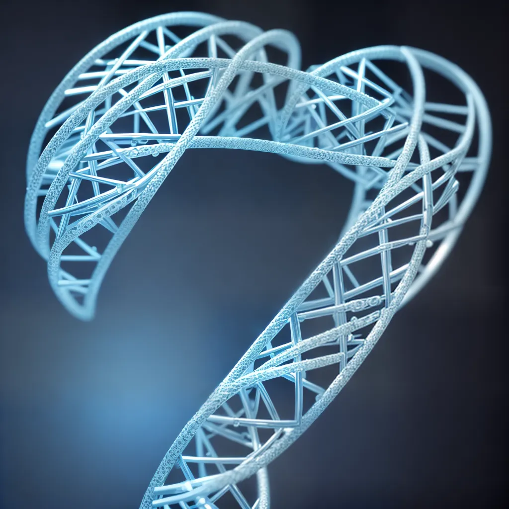 Descubra o Significado de Sonhar com a Unidade Básica de DNA 5 Fotos dna azul luz sonho