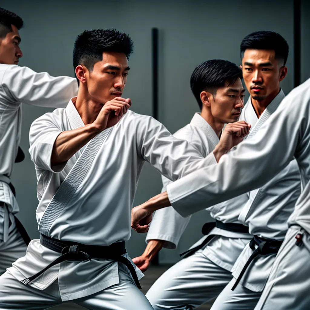 Descubra o significado de sonhar com Arte Marcial 5 Fotos dojo mestre alunos artes marciais