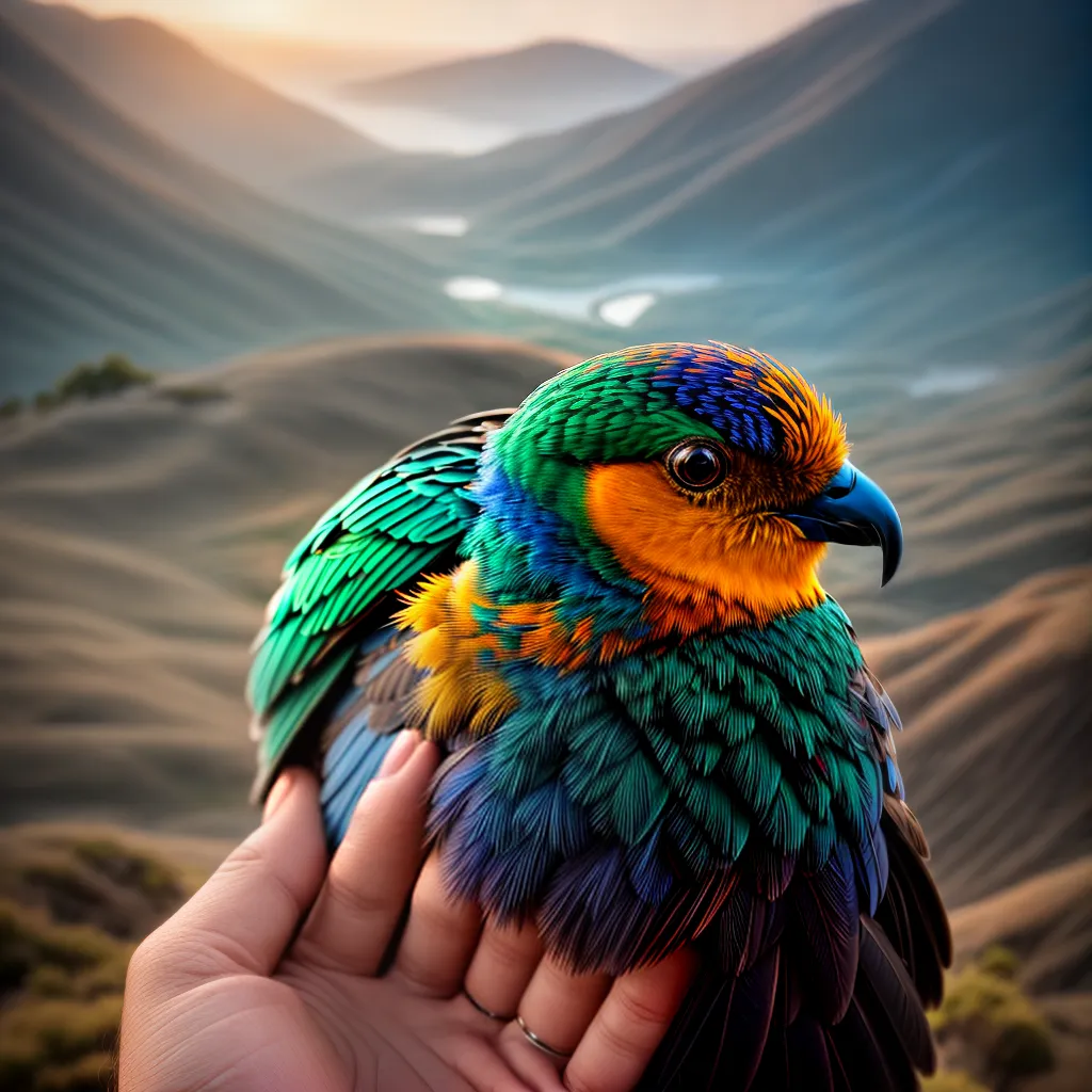 Significado de Sonhar com Pássaro: Aprenda a Interpretação 2 Fotos dormindo passaro colorido ombro