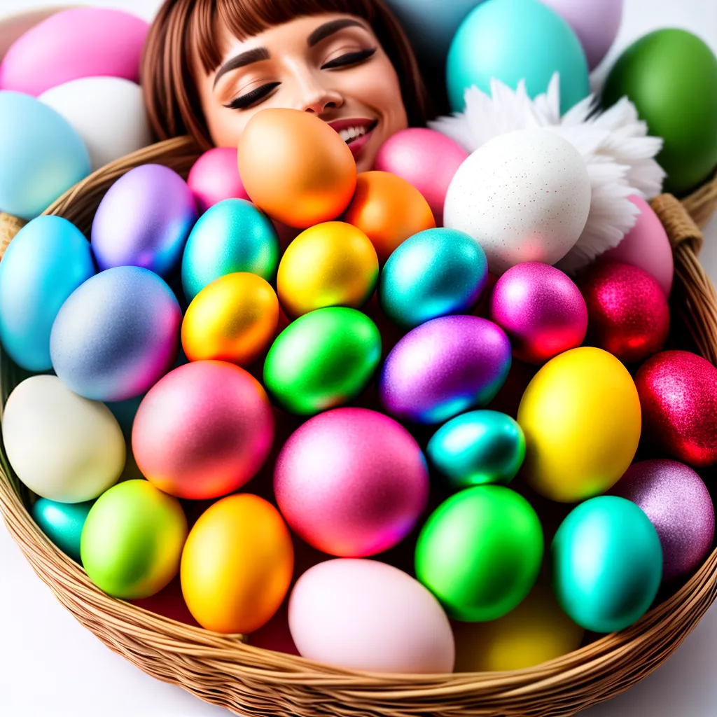 Título 3: Sonhar com Cesta de Páscoa: O Que Significa? 6 Fotos dormindo sorriso pascoa ovos doces