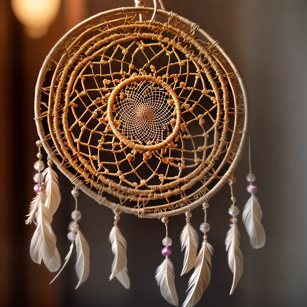Fotos dreamcatcher artesanal simbolo sonhos