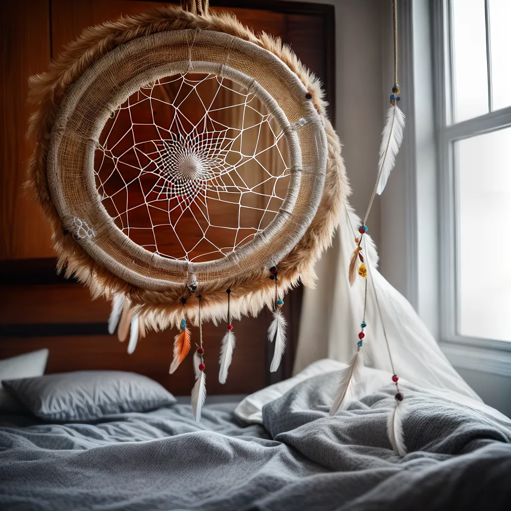 Fotos dreamcatcher cama luz manha