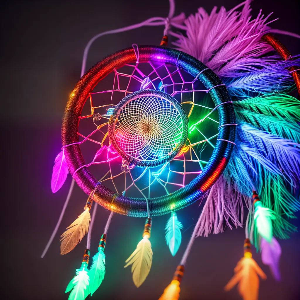 Fotos dreamcatcher colorido mensagens