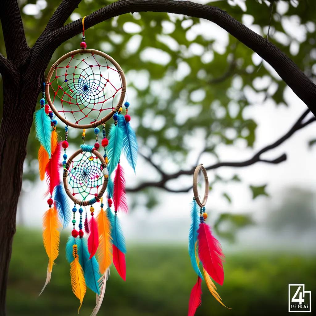 Pictoricidade nos sonhos: o que a expressividade das cores pode dizer 5 Fotos dreamcatcher cores pena beads