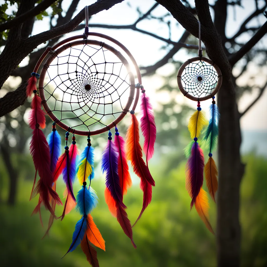 Descubra o Significado dos Seus Sonhos. 4 Fotos dreamcatcher cores ramo arvore 2