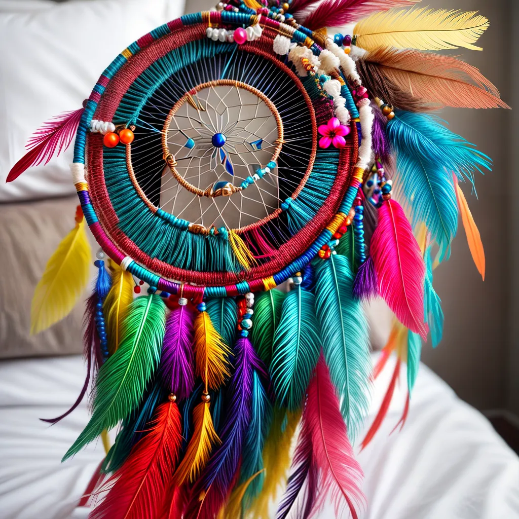 Fotos dreamcatcher penas contas sonhos