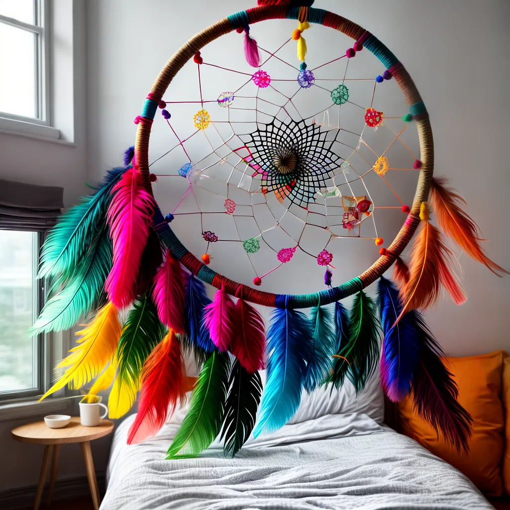 Comunidade dos Sonhos: Descubra o Significado por Trás dos Seus Sonhos. 2 Fotos dreamcatcher penas teia simbolo
