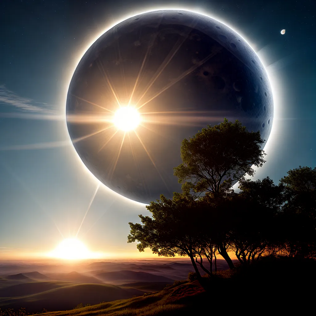 Fotos eclipse solar lua sol