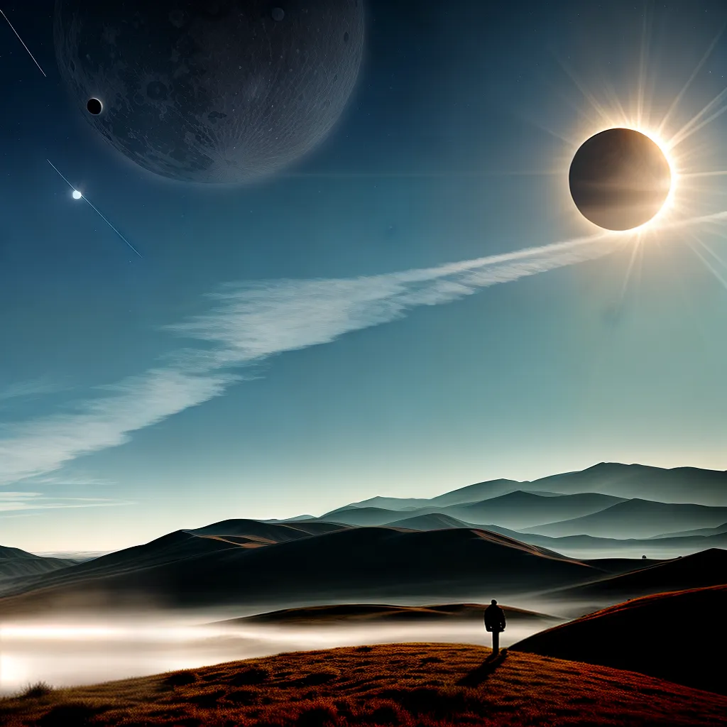 Descubra o Fascinante Significado de Eclipse 2 Fotos eclipse solar sombra paisagem