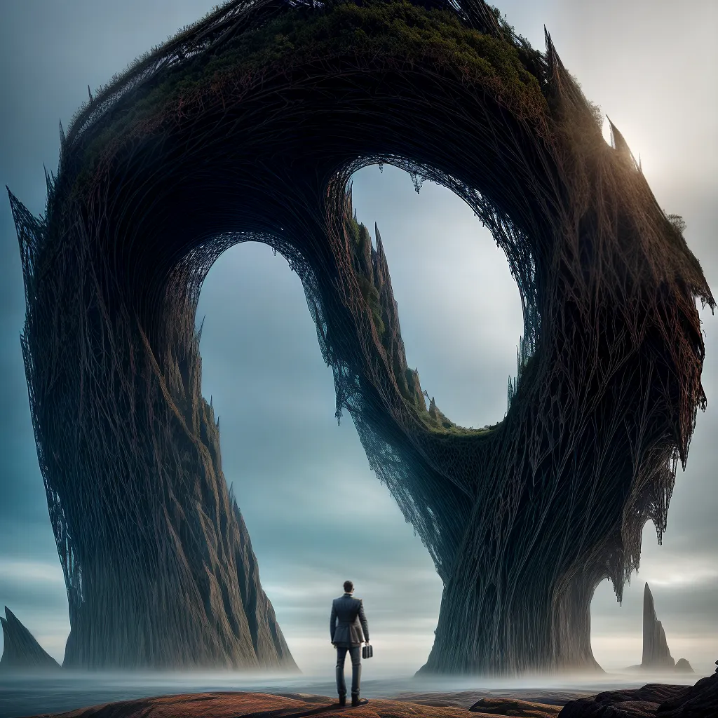 Gigantismo surreal: Desvendando o mistério desse sonho. 5 Fotos edificio surreal solidao awe