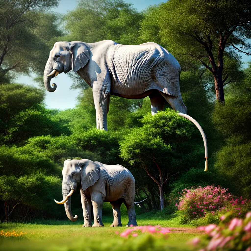 Conexão Animal: O que significa sonhar com Elefantes Brancos? 3 Fotos elefante branco floresta flor paz