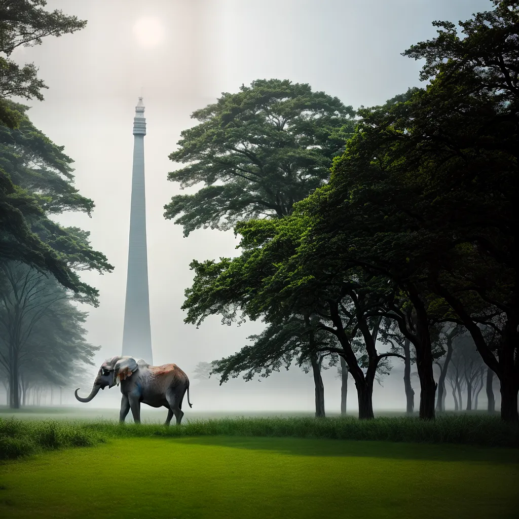 Fotos elefante branco floresta sabedoria