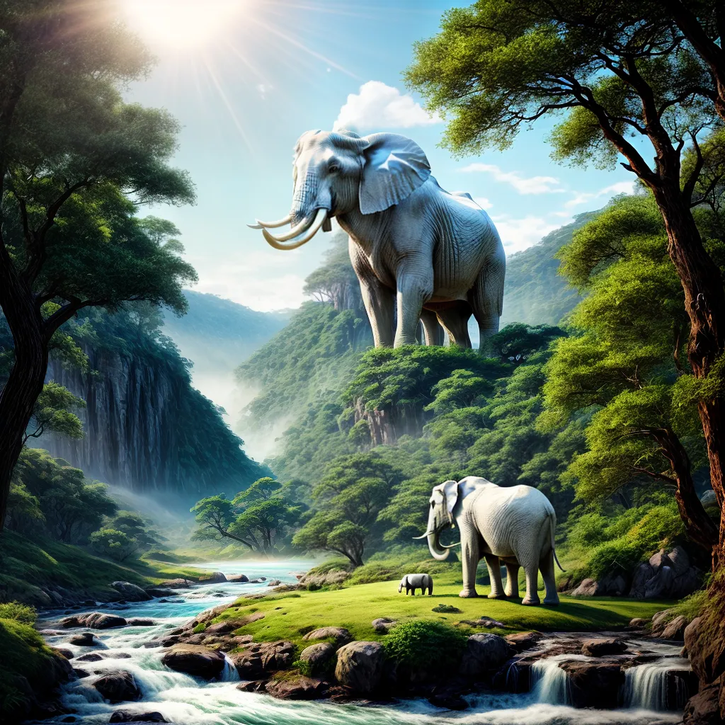 Conexão Animal: O que significa sonhar com Elefantes Brancos? 2 Fotos elefante branco puro sabedoria fortuna