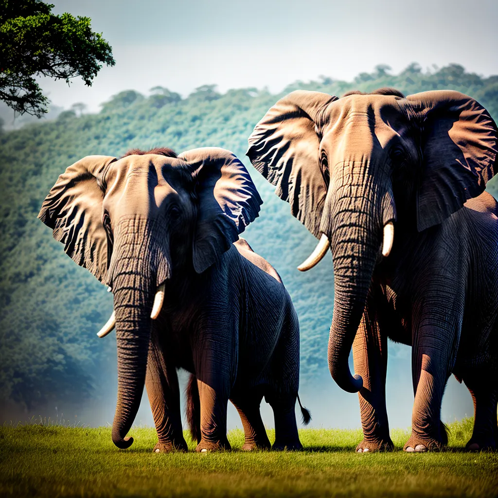 Fotos elefante floresta forca sabedoria poder