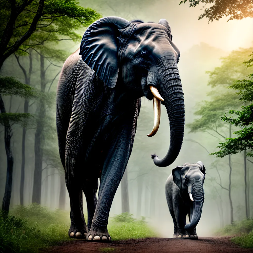 O Significado por Trás dos Sonhos com Animais em Extinção e a Preservação do Meio Ambiente 5 Fotos elefante floresta protecao natureza