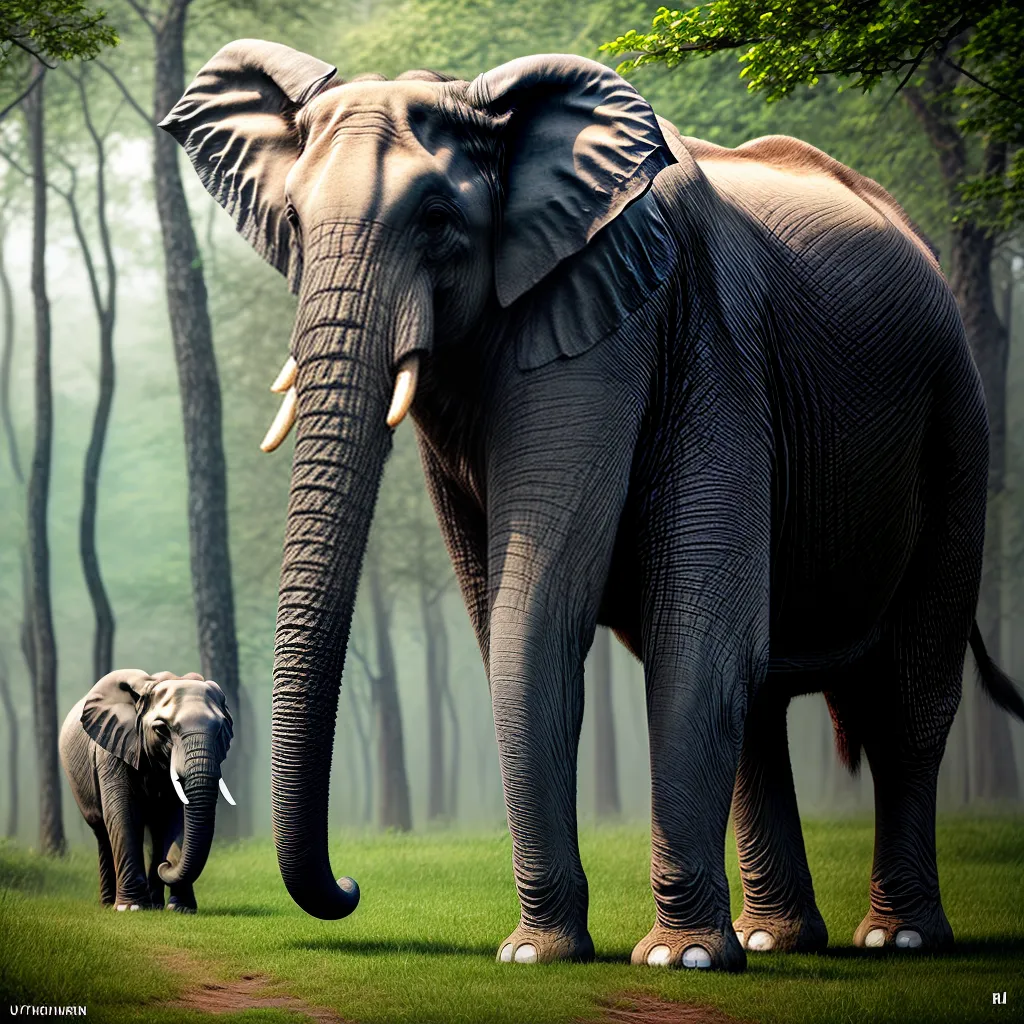 Turismo de Natureza: O Significado Dos Sonhos Com Animais Selvagens 3 Fotos elefante floresta verde majestoso poder