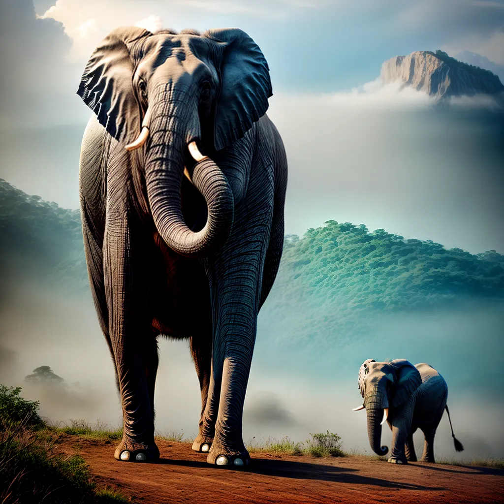 Fotos elefante forca sabedoria desafio