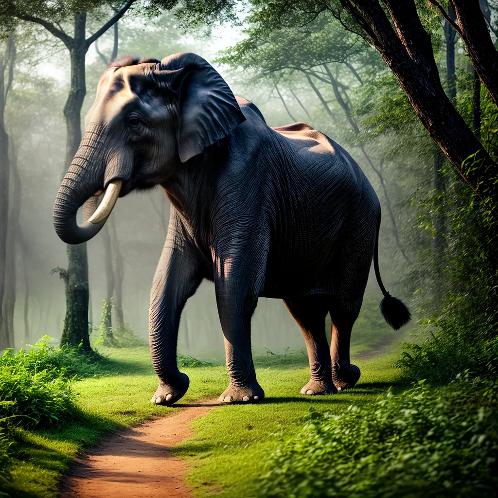Fotos elefante jungla poder graca sonhos