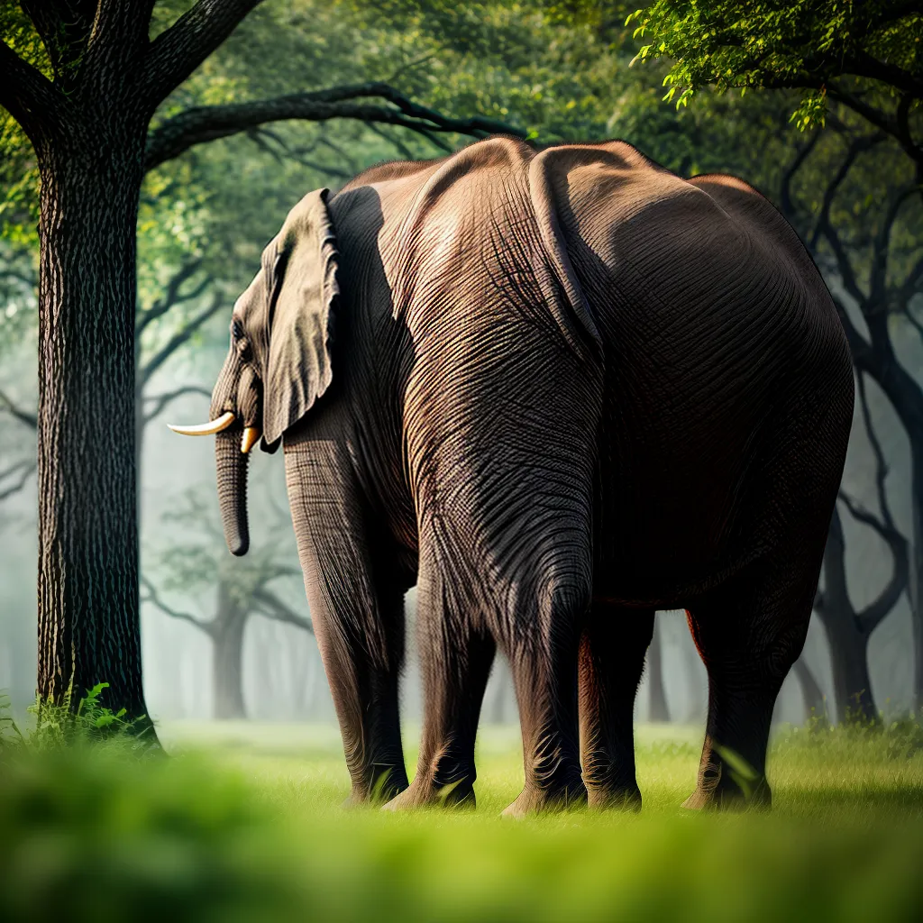 Fotos elefante jungla sabedoria forca