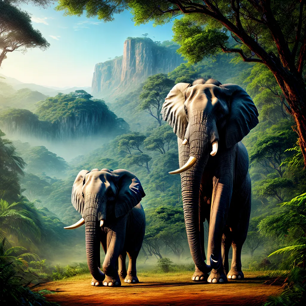 Fotos elefante jungle forca mao