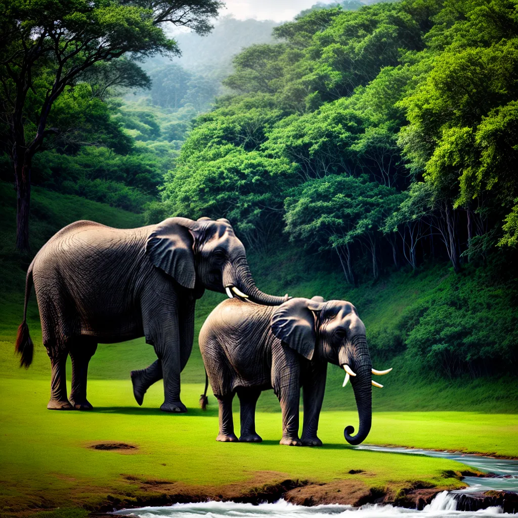 Fotos elefante natureza rio sonho