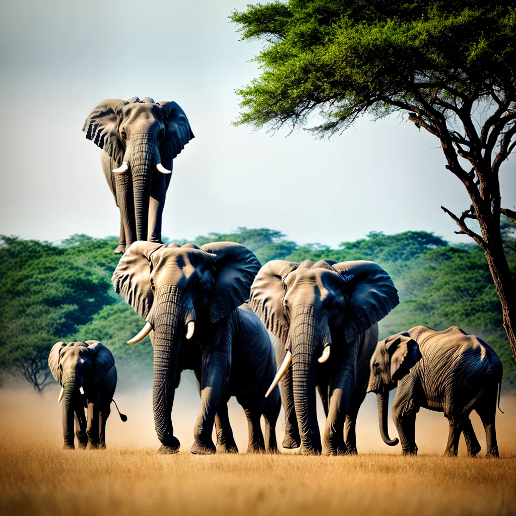 Descubra o Significado de Sonhar com Elefantes Selvagens 6 Fotos elefante savana familia poder aventura