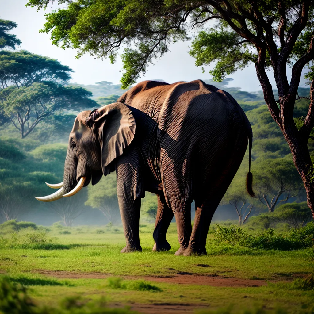 Descubra o Significado de Sonhar com Elefantes Selvagens 2 Fotos elefante selva poderoso tromba trofeu