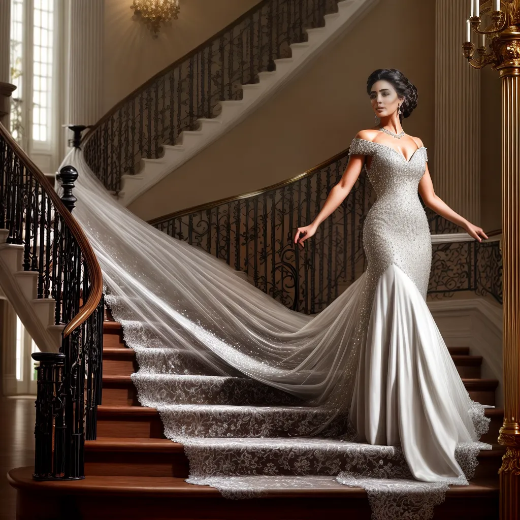 Sonhar com elegância: Descubra o significado. 3 Fotos elegancia sonho mulher escada perolas