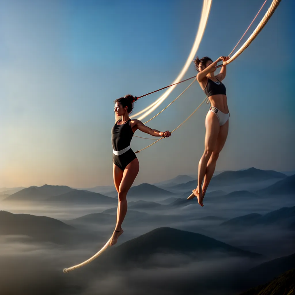 Fotos equilibrio caminhada altura serenidade