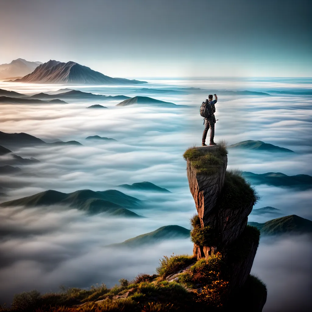 Malabarismo dos Sonhos: Encontrando Equilíbrio na Vida Real 3 Fotos equilibrio corda nuvens foco