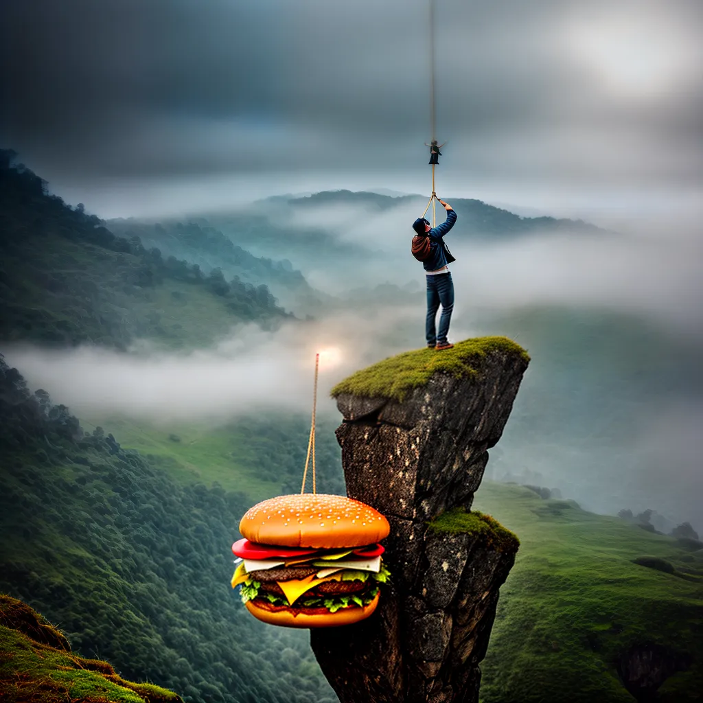 Fotos equilibrio hamburguer corda 1