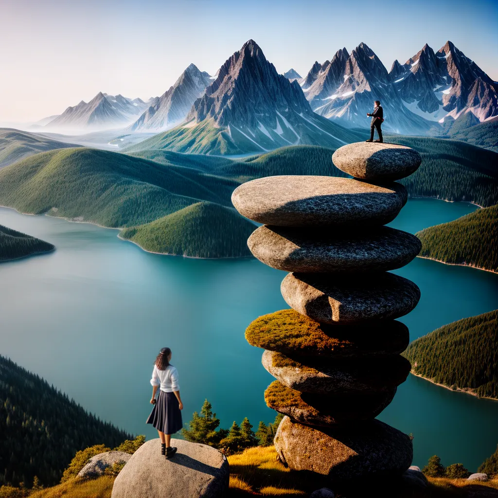 Significado de Sonhar com Pedra Nefrita: Símbolo do Equilíbrio Interior 4 Fotos equilibrio pedras tightrope natureza