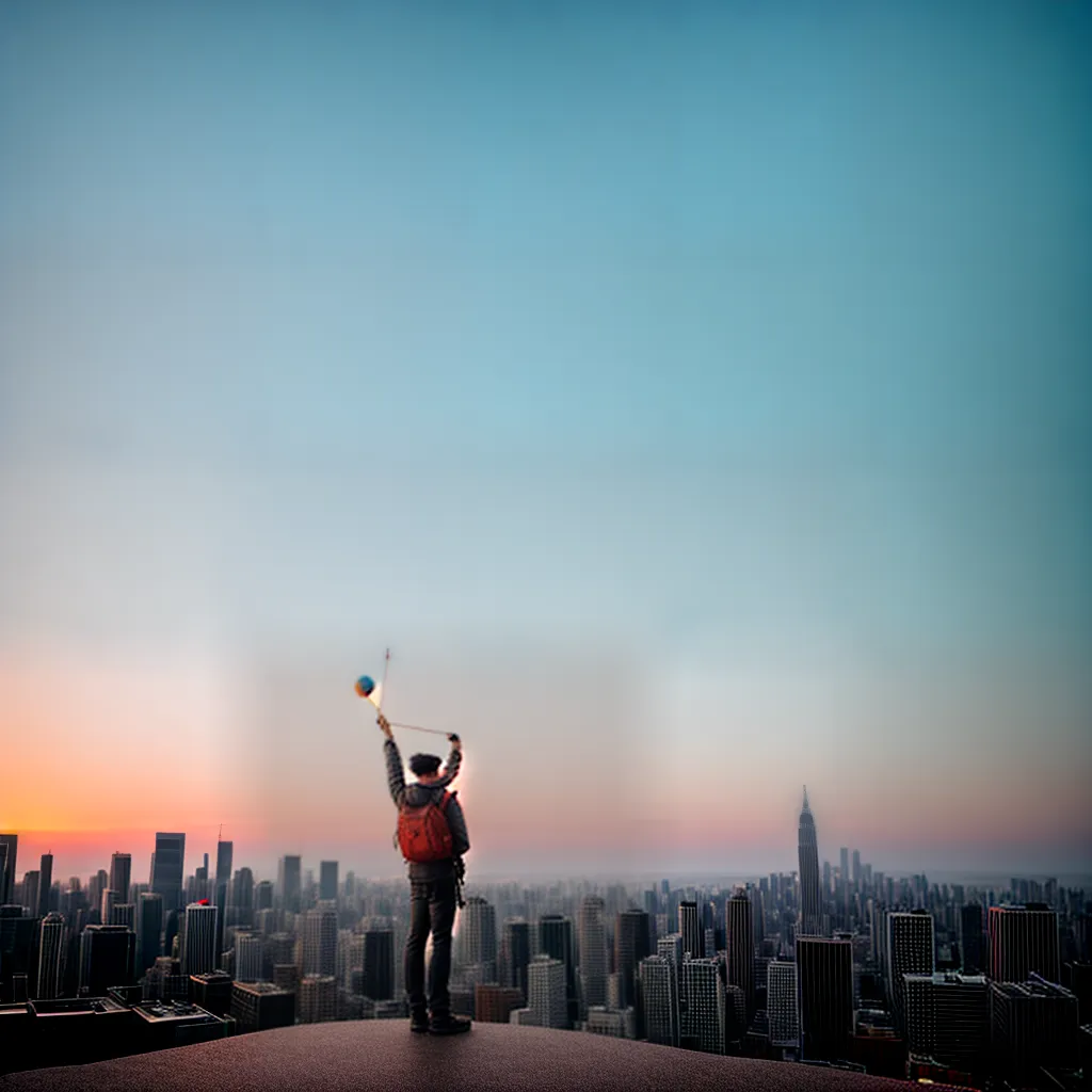 Malabarismo dos Sonhos: Encontrando Equilíbrio na Vida Real 4 Fotos equilibrio sonho cidade corda