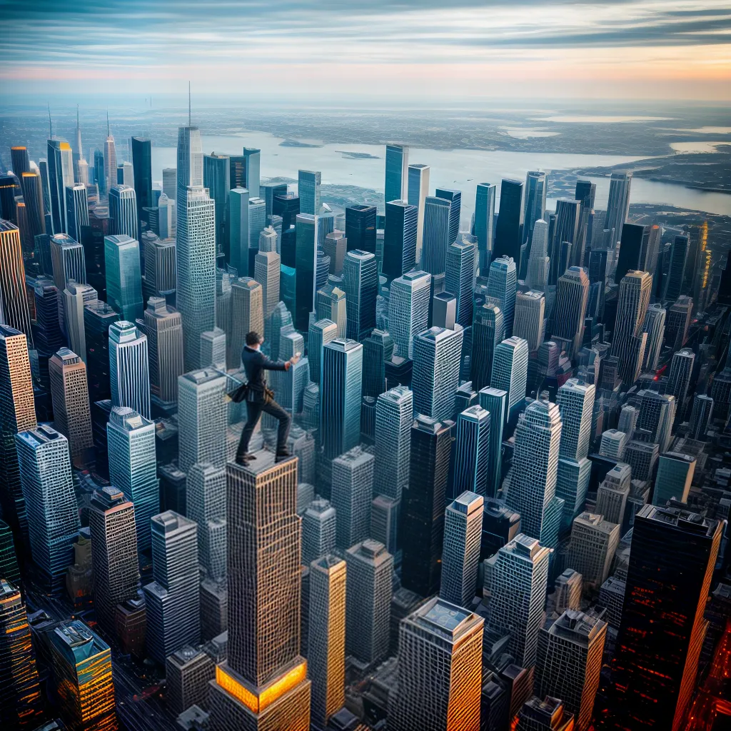 Fotos equilibrista urbano sonhos