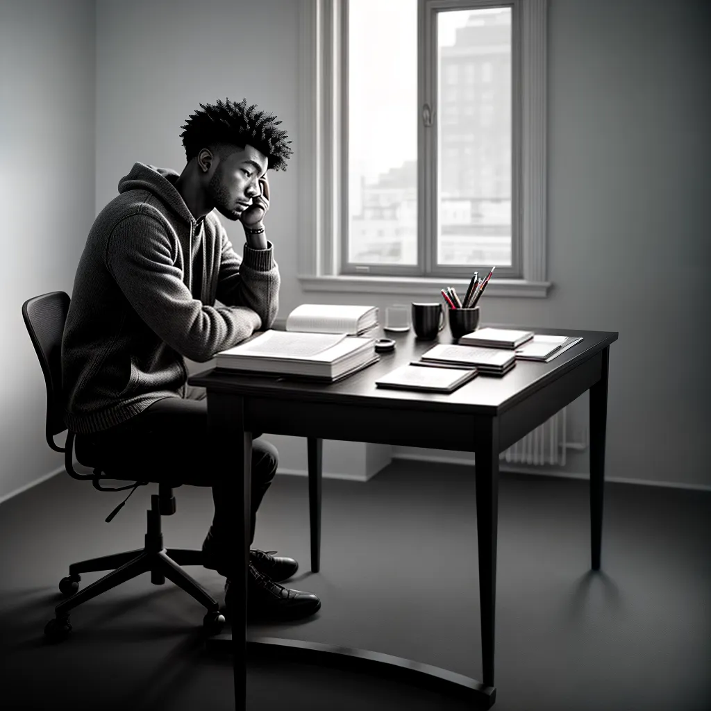 Sonhos: Entendendo o Significado de Sonhar com Poemas e Poesia 6 Fotos escritor mesa livros pensativo