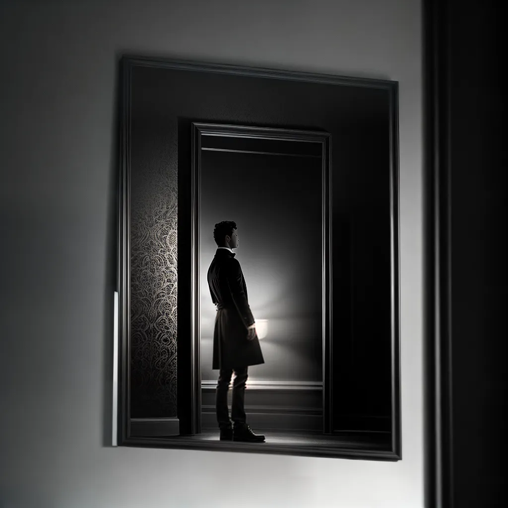 Fotos espelho sombrio reflexo intriga