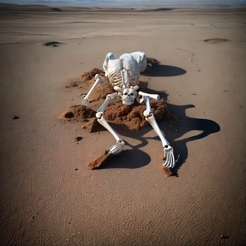 Descubra o Significado de Sonhar com um Esqueleto 4 Fotos esqueleto deserto sonho